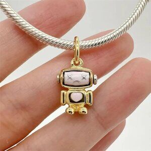 ✨✨Pandora Spinnable Face Robot Dangle Charm